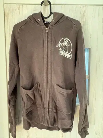 HYSTERIC GLAMOUR 브라운 집업 후드티 S