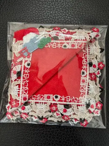 치카자와 레이스 손수건 도시코이 일본