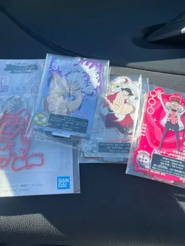 원피스 미래섬 에그헤드 시크릿 아크릴 키링 4개 세트