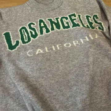 LOS ANGELES CALIFORNIA 스웨터 그레이