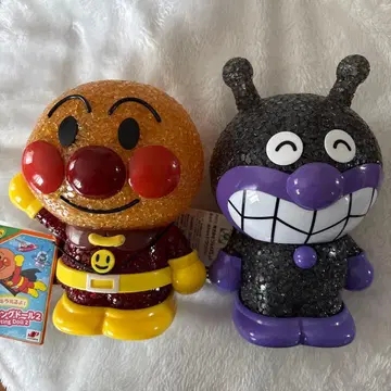 호빵맨 라이팅 인형 2 호빵맨 세균맨 2개 세트