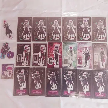 악마 집사와 검은 고양이 라토 바카 아크릴 스탠드 묶음 판매