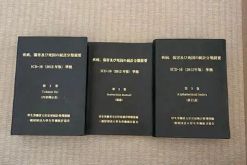 질병, 상해 및 사망 원인 통계 분류 개요 제1권, 2권, 3권