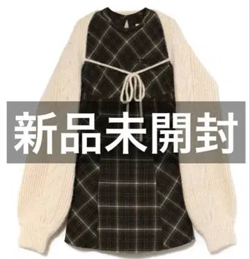 andmary Mimi check set mini dress