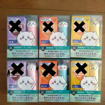 VICKS 치이카와 (먼작귀) 케이스 6개 세트