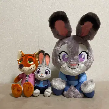 주토피아 봉제 인형 우루리이미 2세트