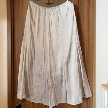 United arrows 아이보리 플레어 롱 스커트 프리 사이즈