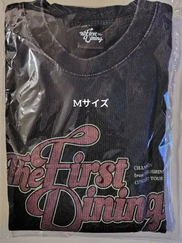 창민 솔로 콘서트 네이비 T셔츠 M 사이즈 & 은색 테이프 2개 포함