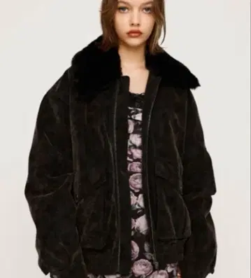 SLY WASHED PUFFER 블루종