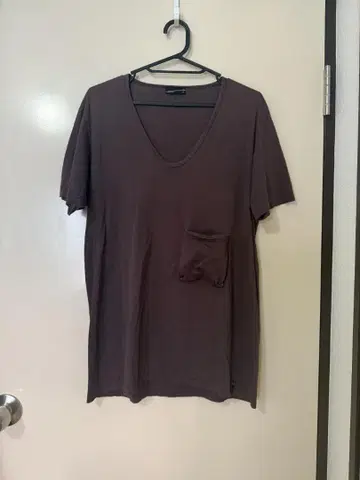 LAD MUSICIAN 브라운 포켓T셔츠 44사이즈