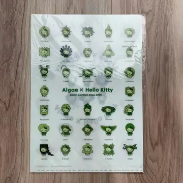 Algae x Hello Kitty 클리어 파일 오사카 만박