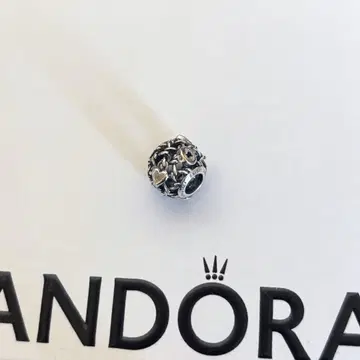 PANDORA 오픈워크 체인 링크 패드락 참