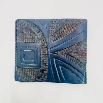 CP-A0098 접이식 지갑 핸드메이드 노브랜드 네이비