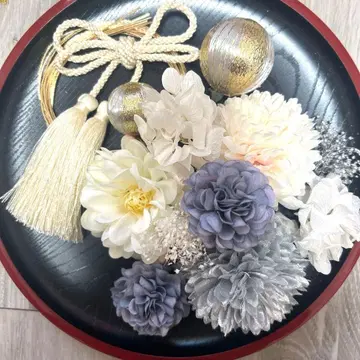 성인식 졸업식 시치고산 사전 촬영 머리 장식