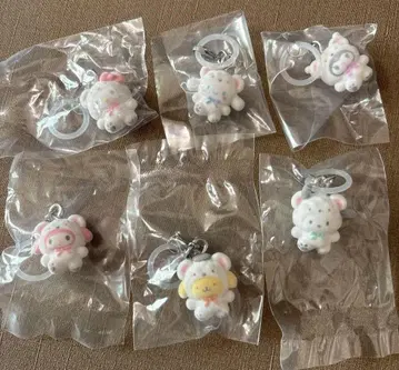 [ 당일 발송 ] 산리오 포근포근 스노우 메지루시 액세서리 컴프 가챠