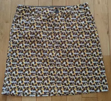 [ ZOY 조이 ] 골프 스커트 롱 기장 가을/겨울 코듀로이 브라운 계열