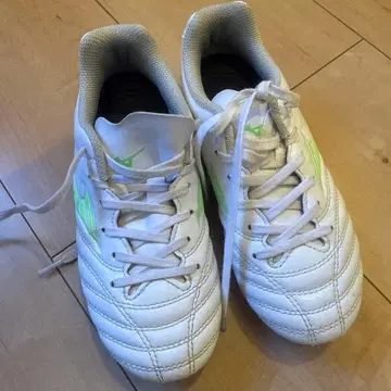 미즈노 모나르시다 축구화 화이트/그린