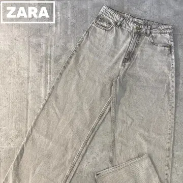 자라 ZARA 배기핏 데님 팬츠 [ USA/4 S 상당 ]