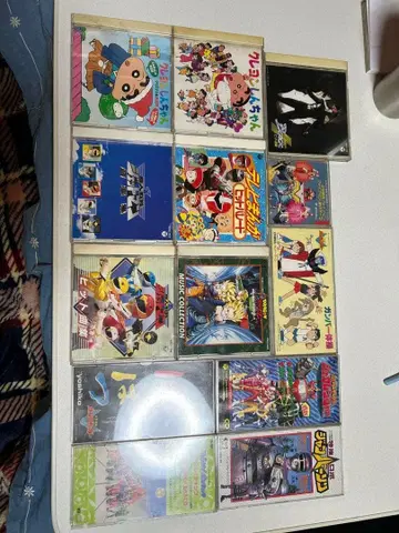 가면라이더, 드래곤볼, 짱구는 못말려(크레용 신짱) 등 CD 13장