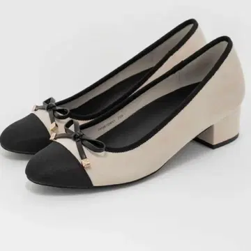 RANDA 콤비 재료 라운드토 펌프스