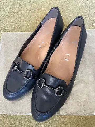 ing 블랙 로퍼 낮은 힐