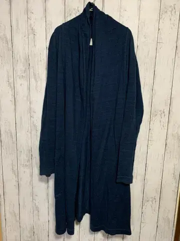 TROVE 네이비 롱 가디건