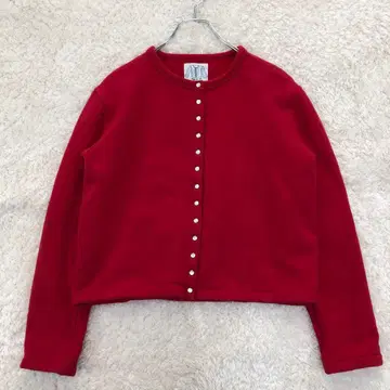 agnes b. 아네스베 가디건 프레숑 빨간색 레드 사이즈 2