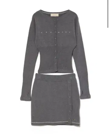 ANDMARY Mary logo cardigan set up