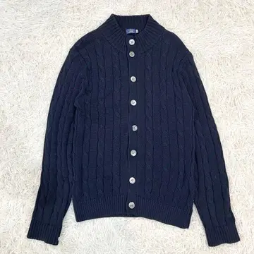 새상품급 가마쿠라 셔츠 스탠드 카라 가디건 L 사이즈 쉘 버튼