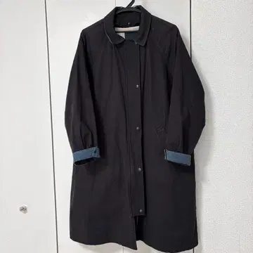 KBF 블랙 롱 코트 KBF A라인 코트