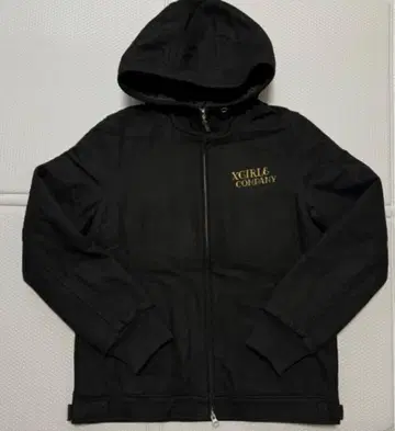 후드 부착 블랙 자켓 XGIRL