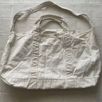 L.L.Bean 토트백 화이트 100% 코튼