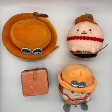 원피스 에이스 봉제 인형 세트