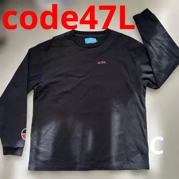 code47L 초레어 긴팔 티셔츠 태국 쇼 사이즈 XL 스트릿