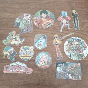 애니메이션 캐릭터 스티커 13장 세트