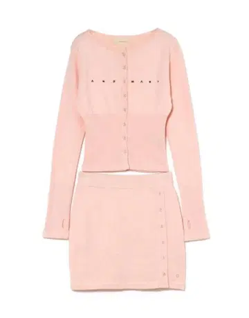 andmary Mary logo cardigan set up