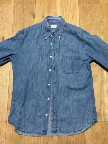 Manual Alphabet 데님 셔츠 사이즈 3