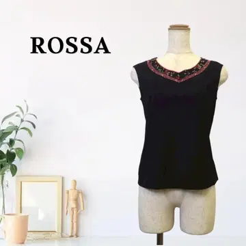 zA40 [M] ROSSA 슬리브리스 티셔츠 V넥