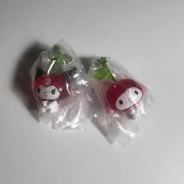 산리오 체리 마이멜로디 쿠로미 2개 세트 다정한 체리 스윙