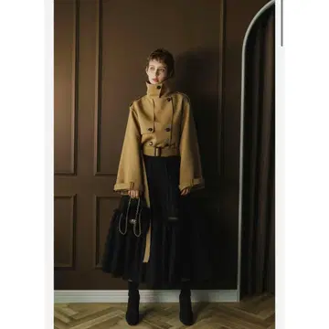 셰리에 2way 쇼트 트렌치 코트