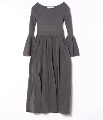 LAGUNAMOON 도킹 타프타 니트 원피스