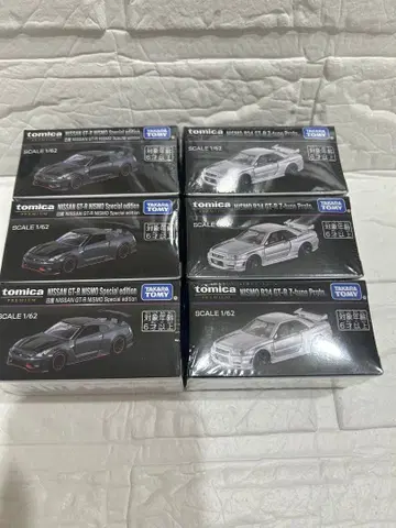 재팬 모빌리티 쇼 2025 토미카 프리미엄 닛산 GT-R 6대 세트