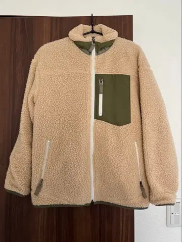 TODAYFUL 하이넥 보아 블루종 사이즈 36 베이지