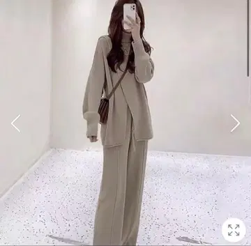 여성용 니트 셋업