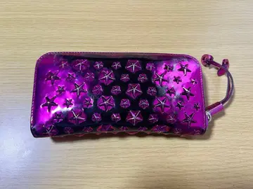 지미추 별 모양 스터드 핑크 장지갑