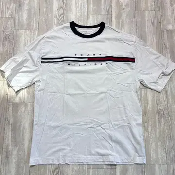 TOMMY HILFIGER 스트라이프 T셔츠 XXL