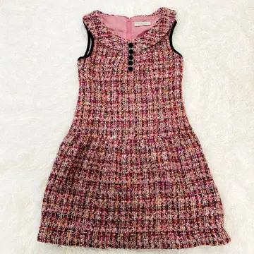 레스트로즈 슬리브리스 원피스 핑크믹스 M 페미닌