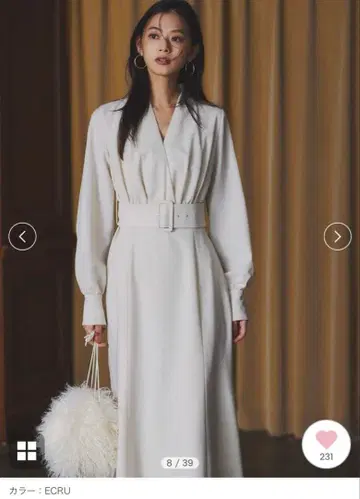 anuans 노카라 내로우 원피스 사이즈 2