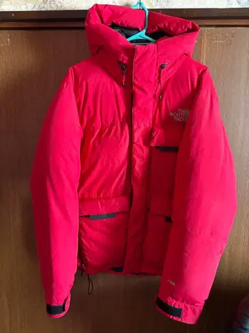 THE NORTH FACE 레드 다운 자켓