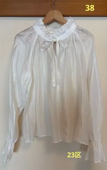 셔츠 레이스 화이트 23구 여성용 M